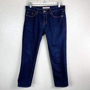 J Brand Classic Dark Wash Cropped Jeans